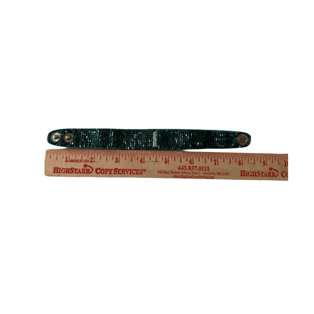 🍑Clearance🍑Vintage Beaded Snap Button Bracelet - Picture 2 of 7
